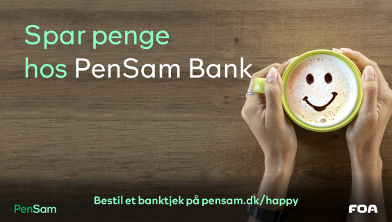 PenSam Banktjek og Happy Day gavekort